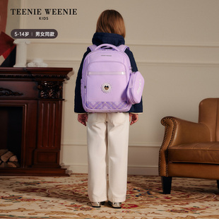 TeenieWeenieKids小熊童装25年男女童学院风书包1-6年TKAT25S195A