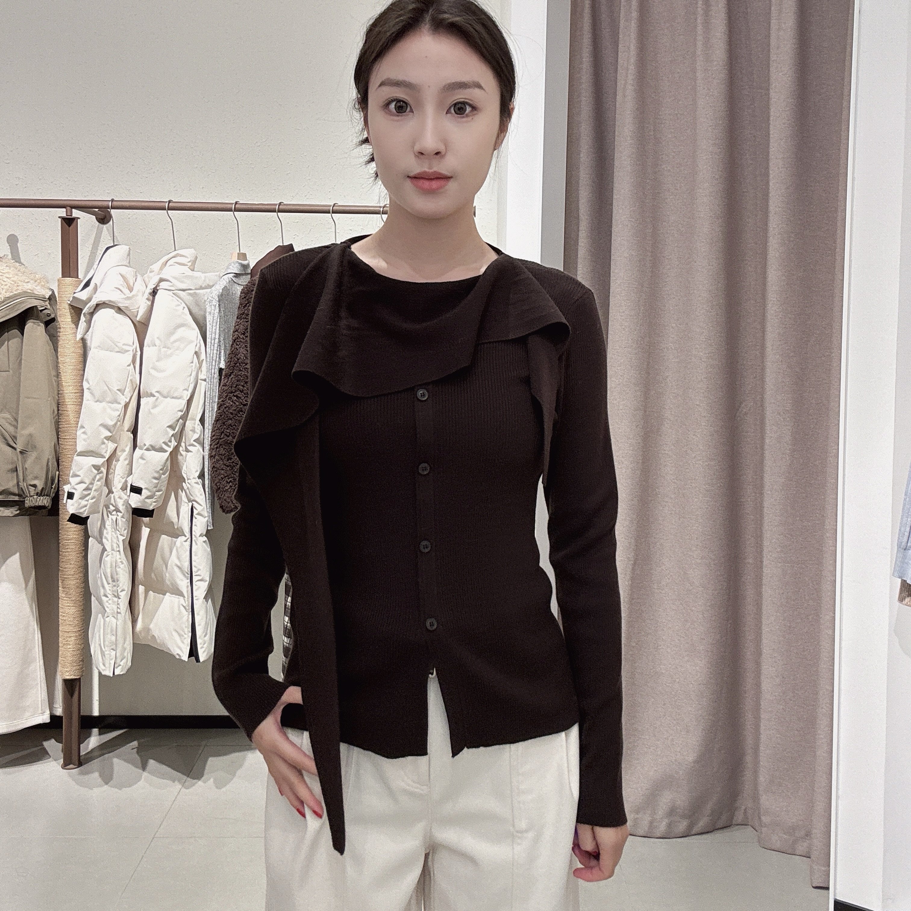 本涩女士简约时尚针织衫G0621A02,女装/女士精品,毛衣,淘宝优惠券,粉丝福利购,淘宝优惠卷