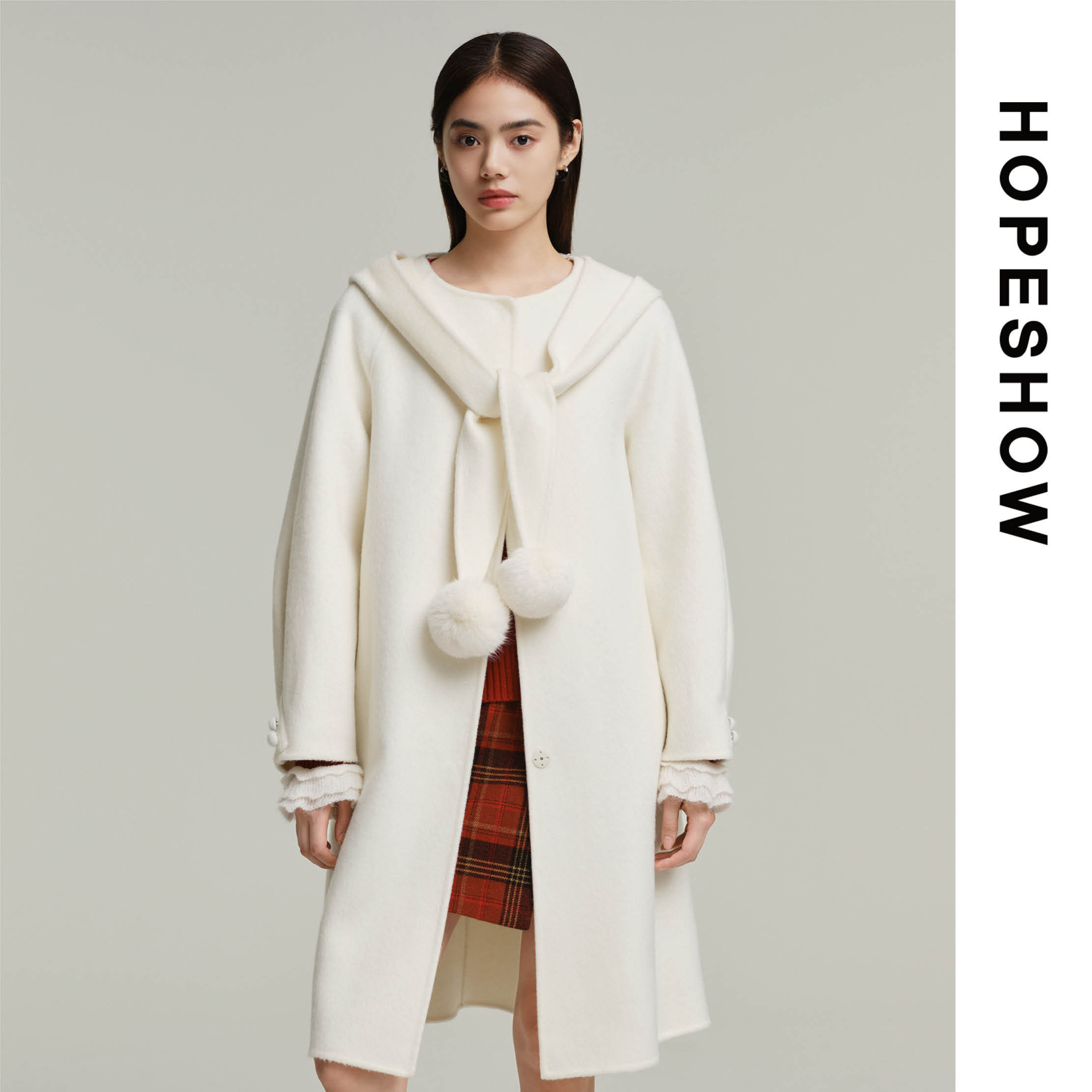 HOPESHOW红袖大衣89125450813