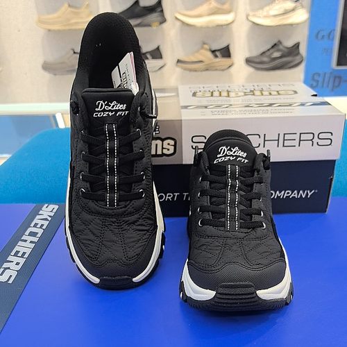 斯凯奇女士简约时尚运动鞋180114-BKW