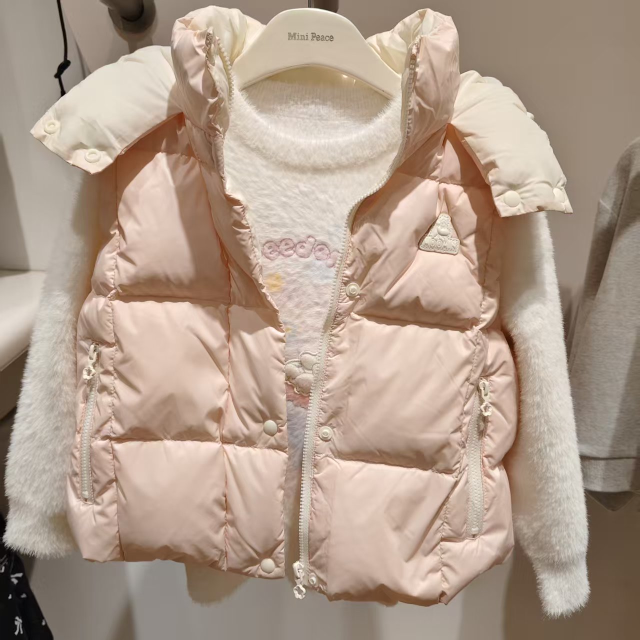 MINIPEACE X 姆明合作系女童列羽绒马夹F2AHF4129