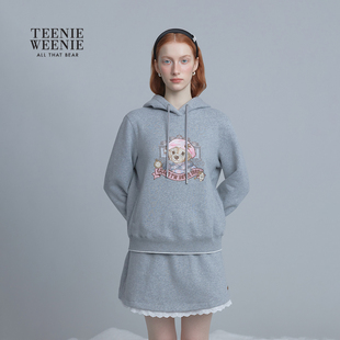 TeenieWeenie小熊女装卫衣  简约休闲大熊连帽 上衣