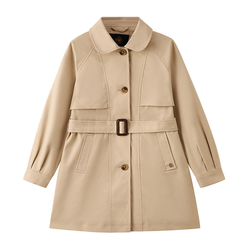 eland kids衣恋童装女童风衣外套EKJTG8921K