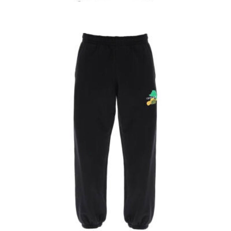 OFF WHITE 图案印花运动裤常规版型 OMCH029S23FLE0021084