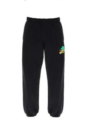 OFF WHITE  图案印花运动裤常规版型 OMCH029S23FLE0021084