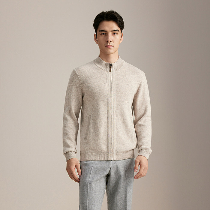 『Youngor』雅戈尔男士米色毛衫YWHW615271ZKA