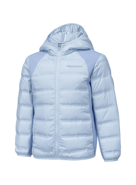 SKECHERS斯凯奇2025大童梭织短款羽绒外套P425K045