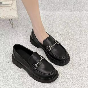 珂卡芙2024秋厚底乐福鞋1431A3951