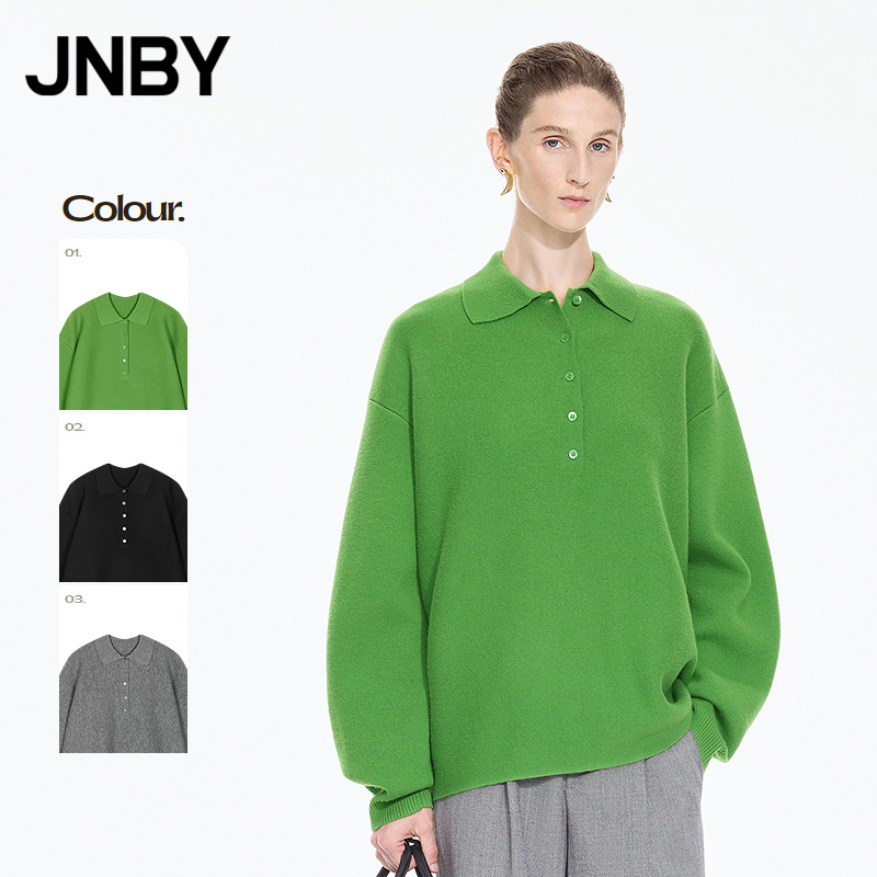 JNBY/江南布衣针织衫Polo领