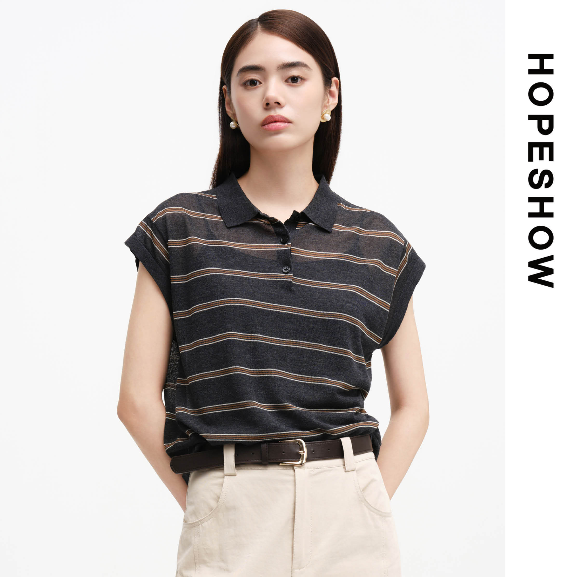 HOPESHOW红袖针织衫89126140109