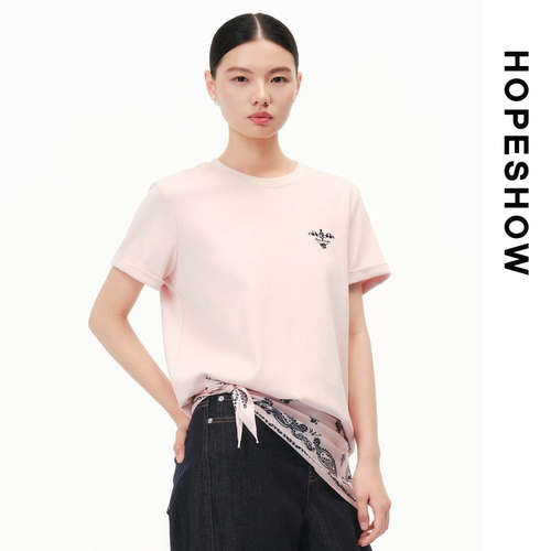HOPESHOW红袖T恤89226130201