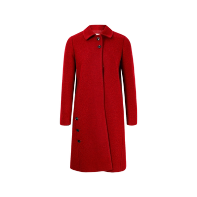 FEIZI/菲姿女士舒适简约时尚毛呢外套1W755A