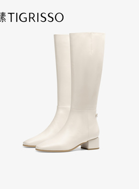 蹀愫2024秋冬款厚底显瘦时装靴女靴方头短靴TA54706-12