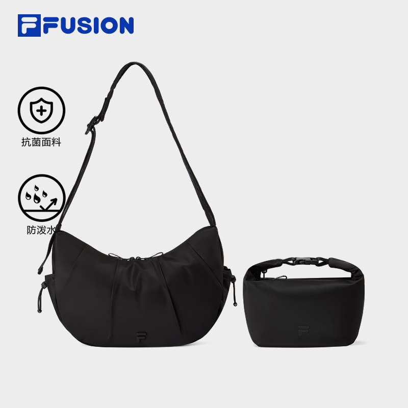 FILA FUSION斐乐包包斜挎包女情侣同款2025休闲挎包男T13U542123F