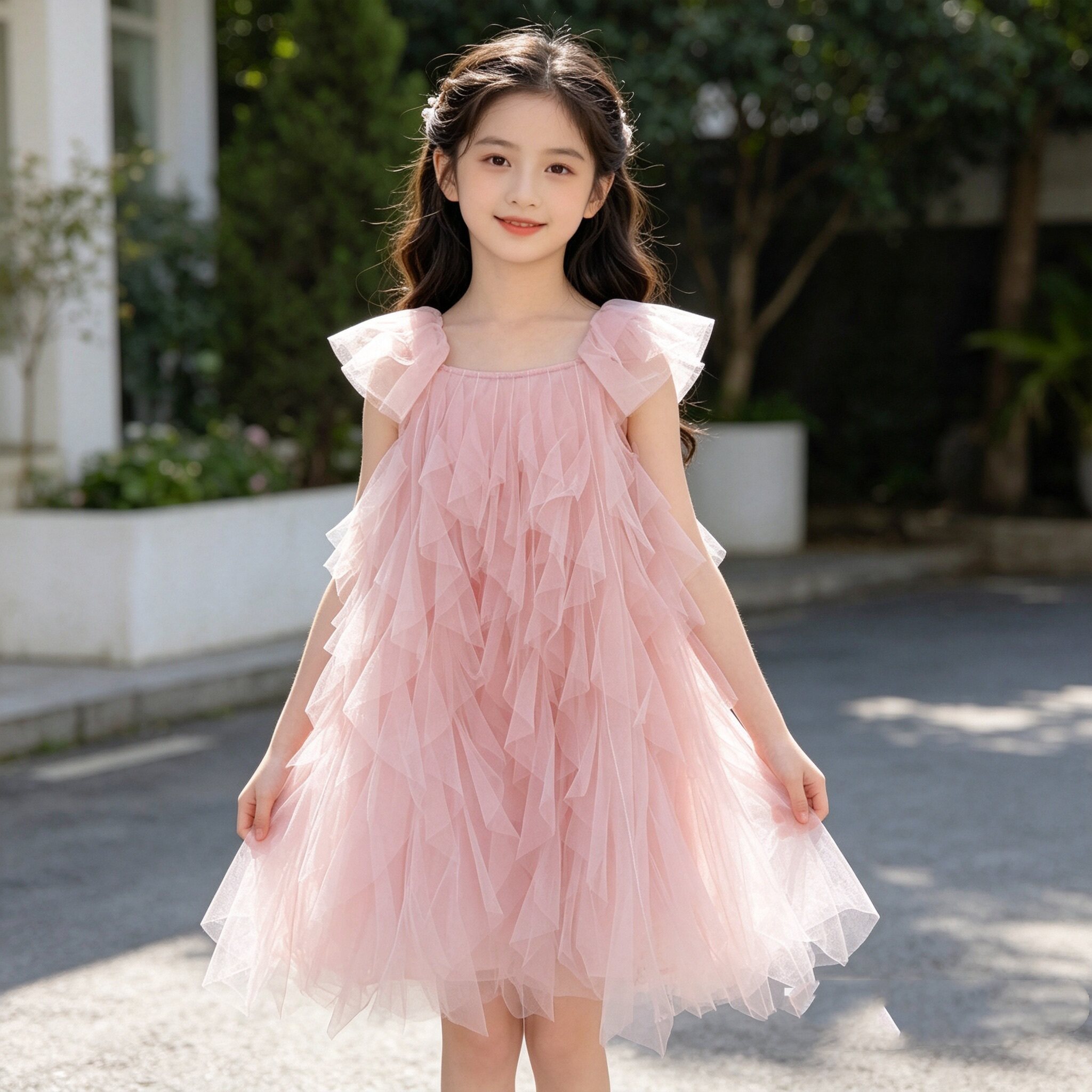 SUNTOMORROW礼服连衣裙125224111A - 实物图