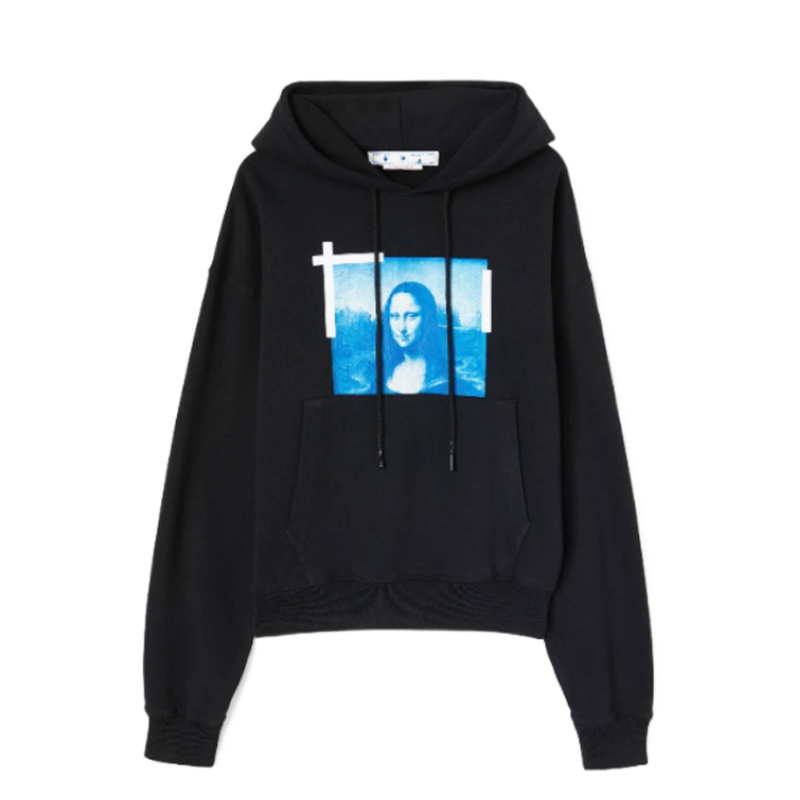 OFF-WHIT 连帽卫衣男款黑色OMBB037C99FLE0051045