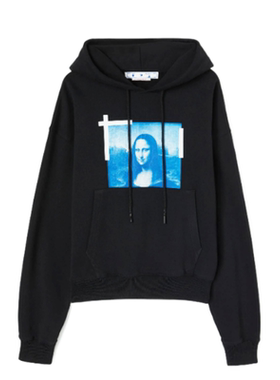 OFF-WHIT 连帽卫衣男款黑色OMBB037C99FLE0051045