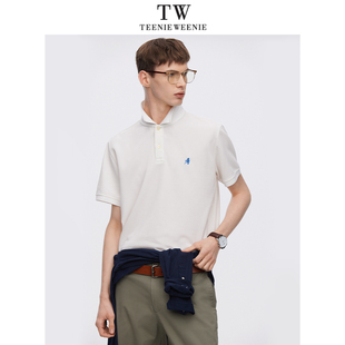 TeenieWeenie小熊男装 T恤TNHW2423B1K 2024夏POLO衫