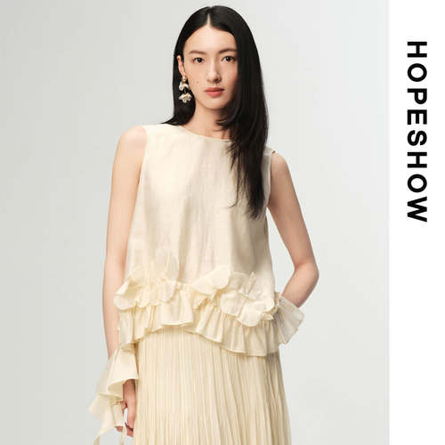 HOPESHOW红袖上衣89226252007