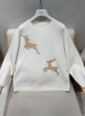 伊芙丽 女士时尚休闲毛针织衫1EC132191