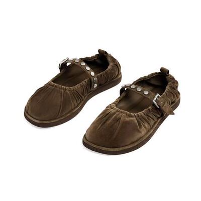 ASH女鞋2025秋季OSAKA小皮鞋女可爱复古玛丽珍薄底鞋AP334K40024