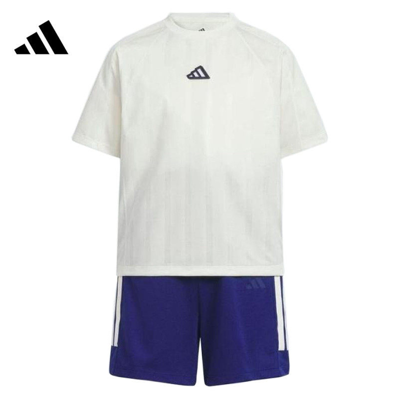 adidas kids阿迪达斯男大童JB TEE SET短袖运动套服KA1020
