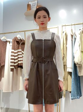 SEIFINI/诗凡黎女士甜美背带裙收腰A字吊带连衣裙3F2190171