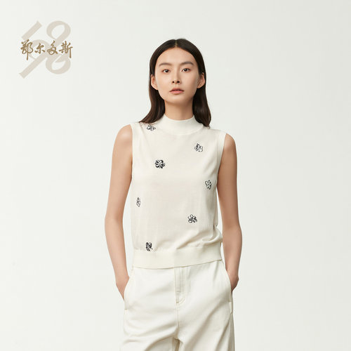 鄂尔多斯1980 女针织背心C256D2006