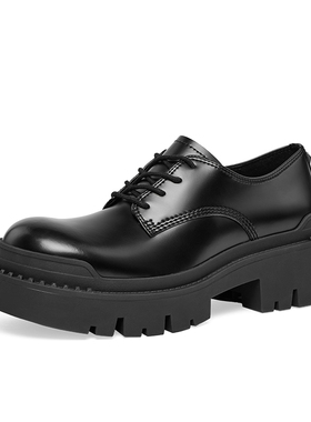 ASH女鞋2025秋季NET厚底松糕跟乐福鞋复古大头鞋AP334L40022