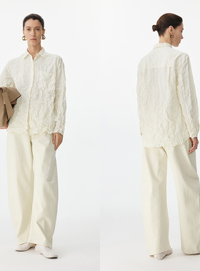 JNBY/江南布衣25春牛仔香蕉裤女新疆棉5P3E1194K