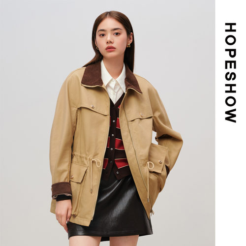 HOPESHOW红袖外套89125330411