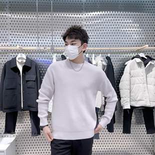 麦檬男士简约休闲毛衣9EB130572