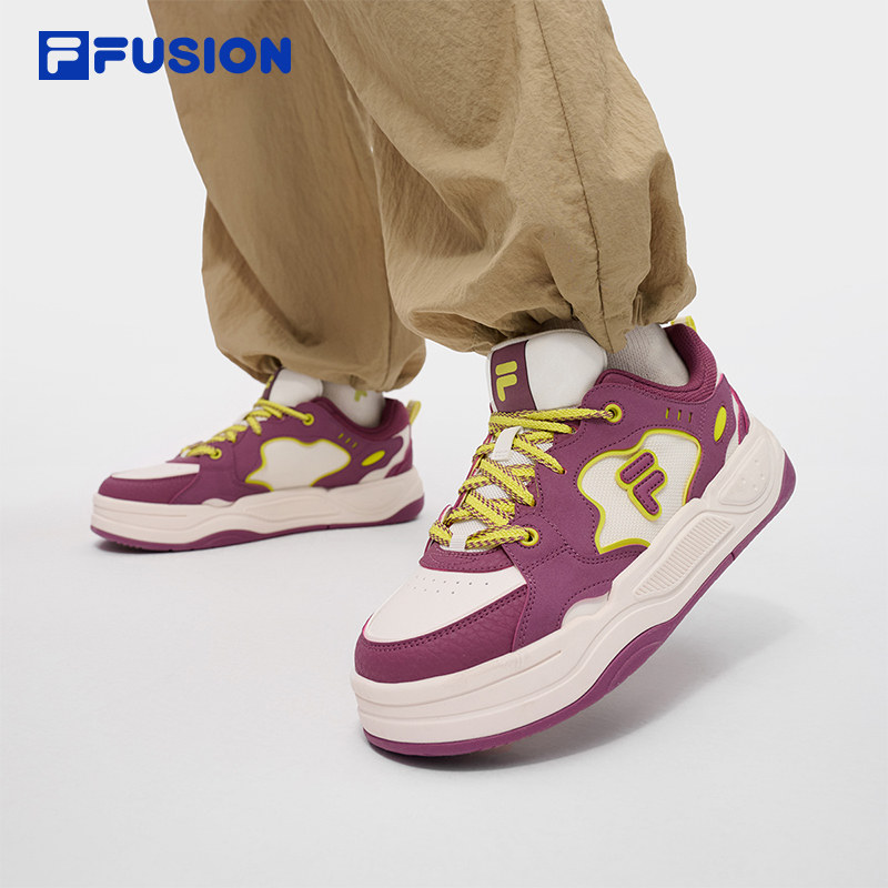 FILA FUSION斐乐潮牌女鞋BANK II板鞋情侣运动鞋男鞋T12W542905F