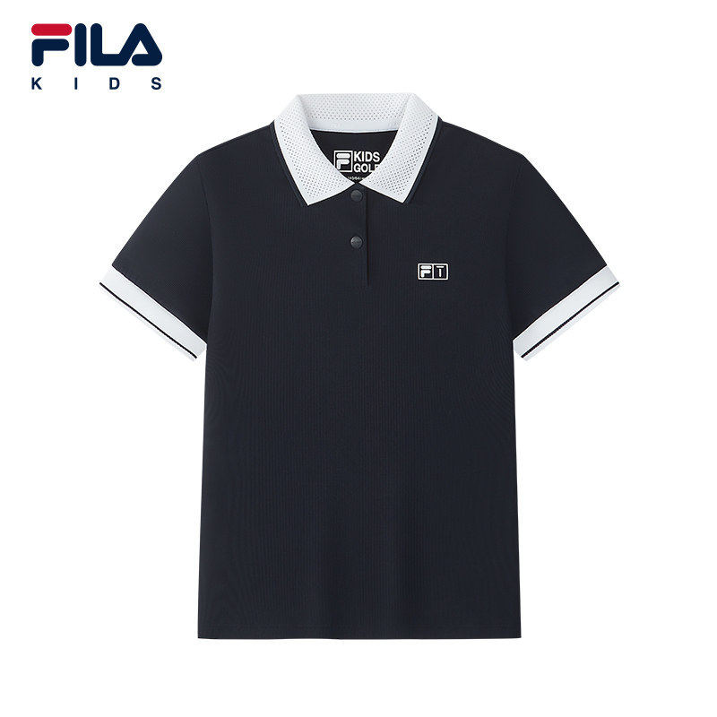 FILA KIDS斐乐童装女大童短袖POLO衫2026夏K12G623156