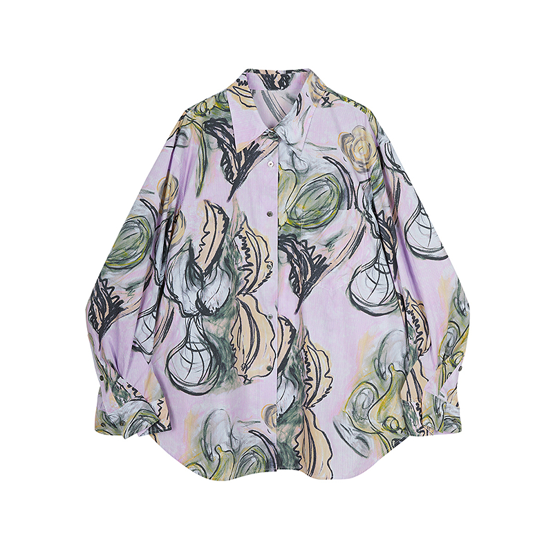 JNBY/江南布衣 女浪漫花卉衬衣5P421564H