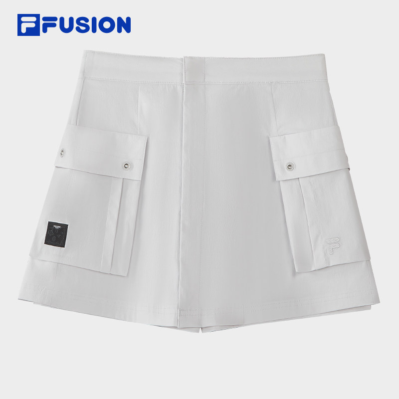 FILA FUSION斐乐潮牌梭织女子短裤2026夏季裙裤T11W623803F