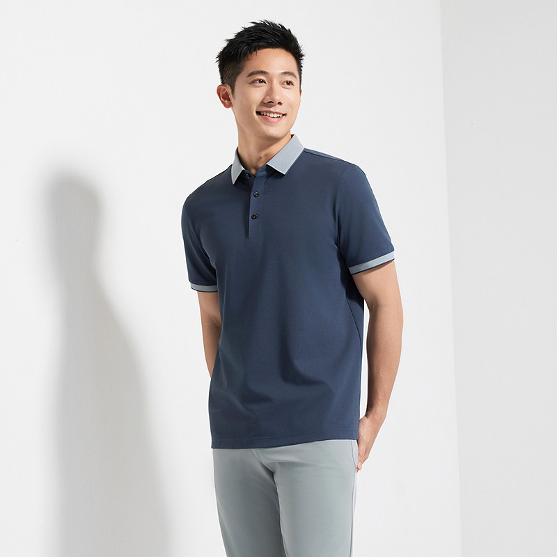 雅戈尔男士POLO衫夏季舒适休闲T恤YSPC510410CFA
