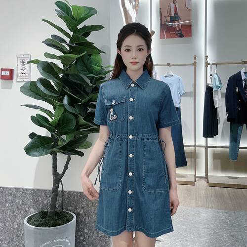 Teenie Weenie女士气质小熊连衣裙TTOJ252501T