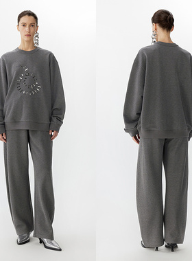 JNBY/江南布衣25春休闲香蕉裤银丝细闪5P1E14720