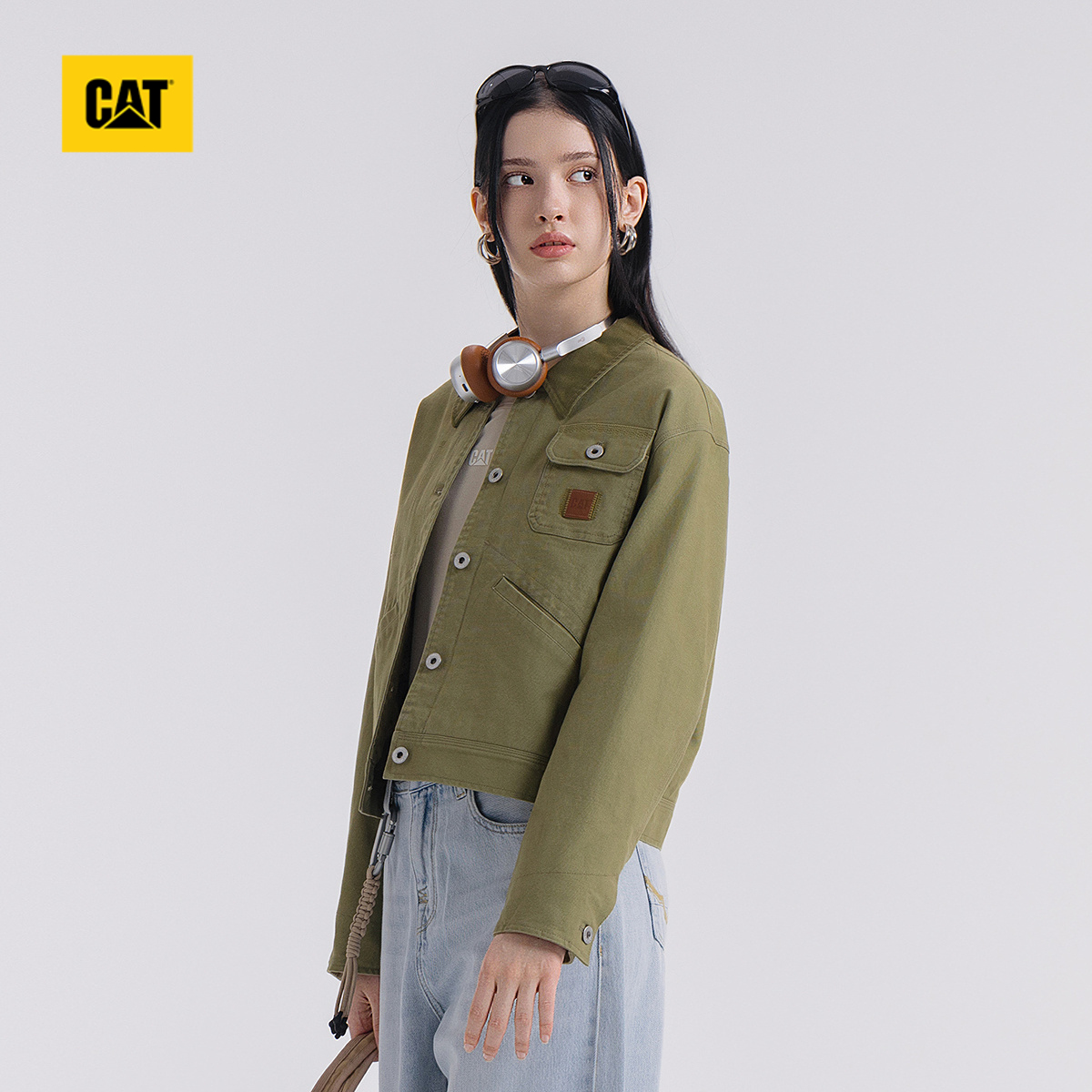 CAT卡特 女士 复古 夹克外套