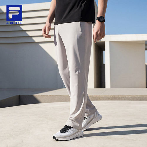 FILA 斐乐男士针织长裤2026夏季新款凉感运动裤A11M621612F