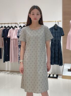 FEIZI/菲姿女士时尚休闲连衣裙F3B463