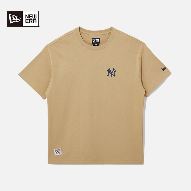 New Era纽亦华25秋MLB印花短袖T恤透气圆领男女宽松NY潮14726591