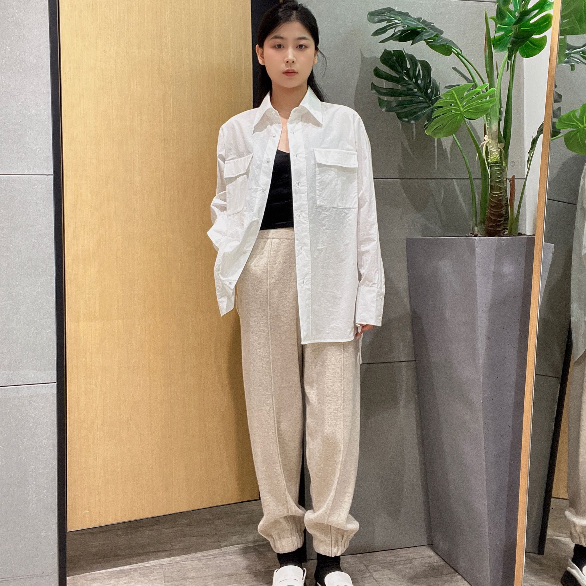 麦檬女士时尚休闲裤子5EA353161