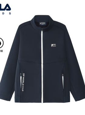 FILA斐乐儿童童装外套2026年春季大童户外运动加绒上衣K12B613503