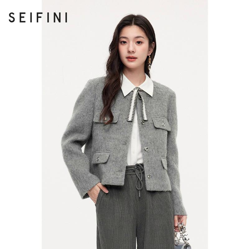 诗凡黎 女士简约时尚外套3EA111281