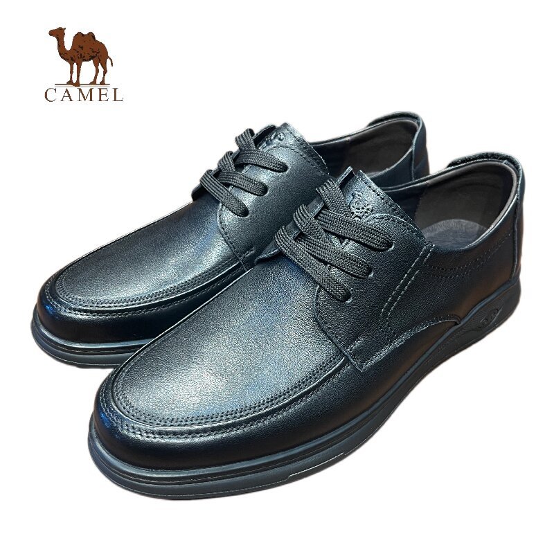 Camel/骆驼男式日常系带休闲皮鞋ZQ15A545274