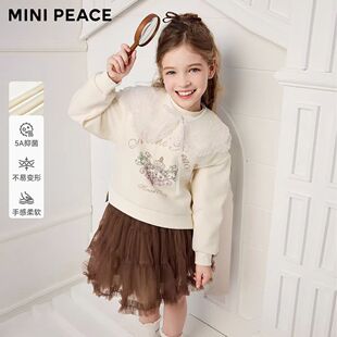 SONG联名合作系列卫衣F2CRF3333 MINIPEACE×DARIA