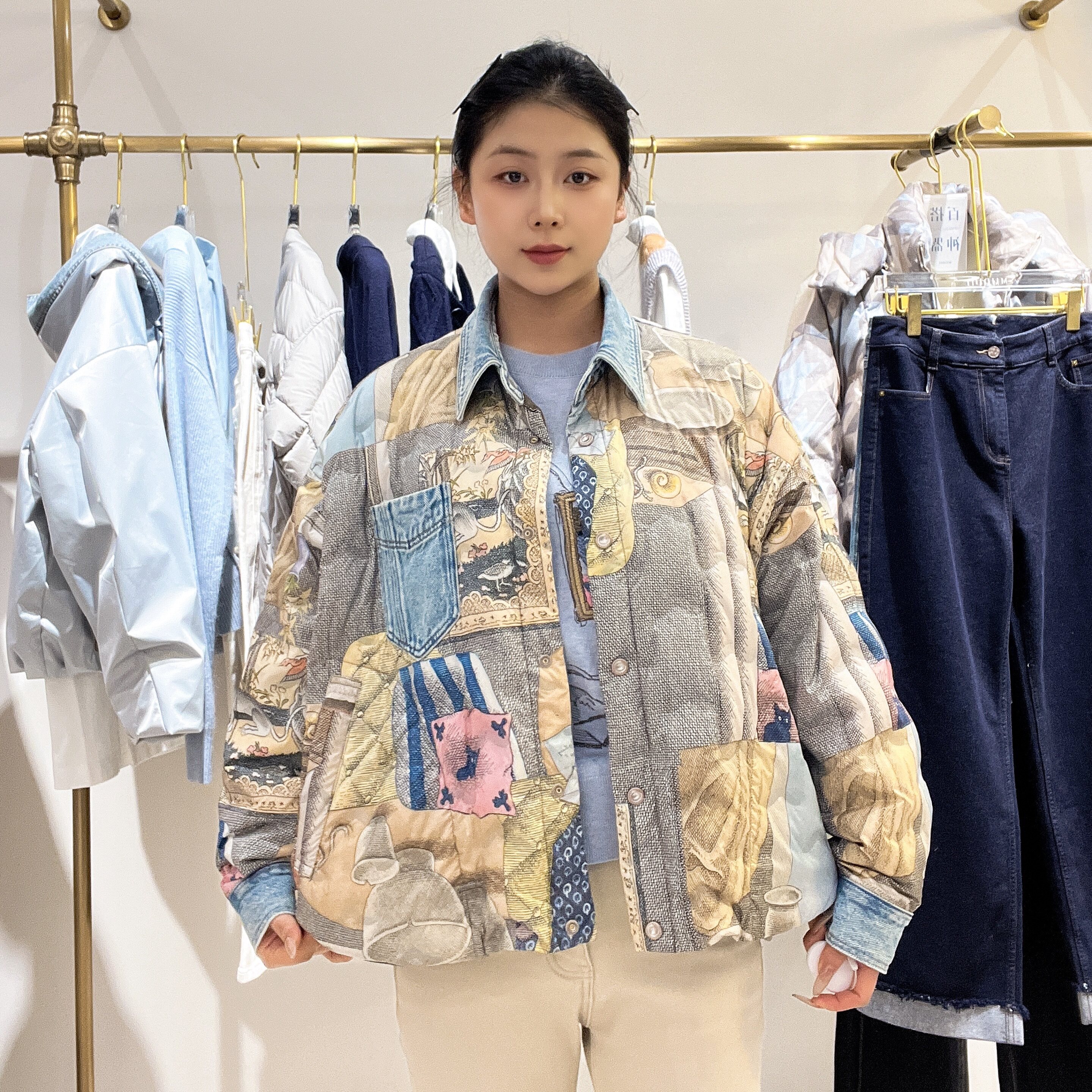 谜底女士时尚简约外套261MY0010