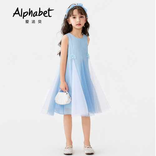 Alphabet爱法贝童装夏季女连衣裙202P434